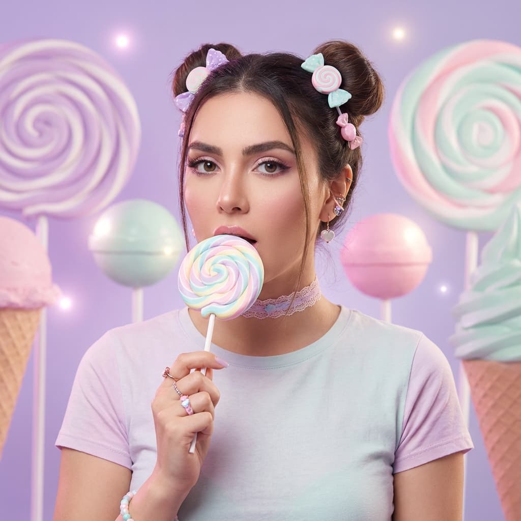Фото на день рождения нейросетью — beauty-портрет: праздничный ИИ-портрет по своему селфи (с праздничным фоном)