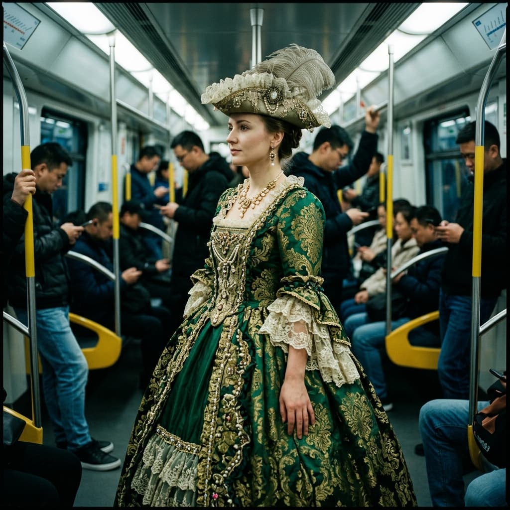 Ретро фотосессия нейросетью — винтаж: ИИ-портрет в ретро стиле по своему селфи (крупный план)