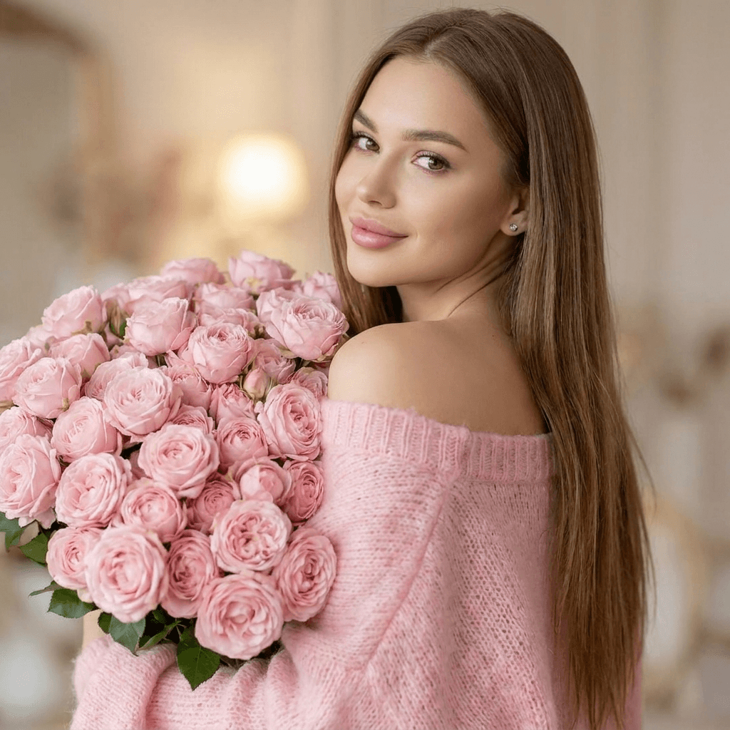 Фото на день рождения нейросетью — beauty-портрет: праздничный ИИ-портрет по своему селфи (в нарядном образе)