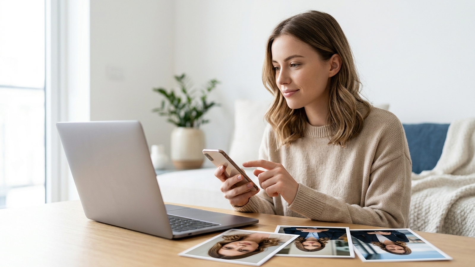 Редакционный AI-портрет для статьи о нейрофотосессии