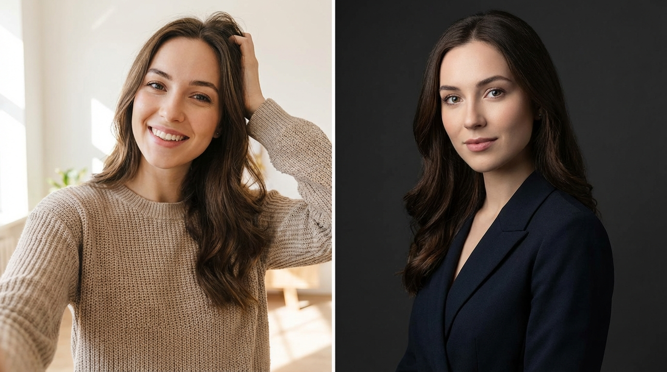 Нейрофотосессия — AI-портрет в деловом стиле