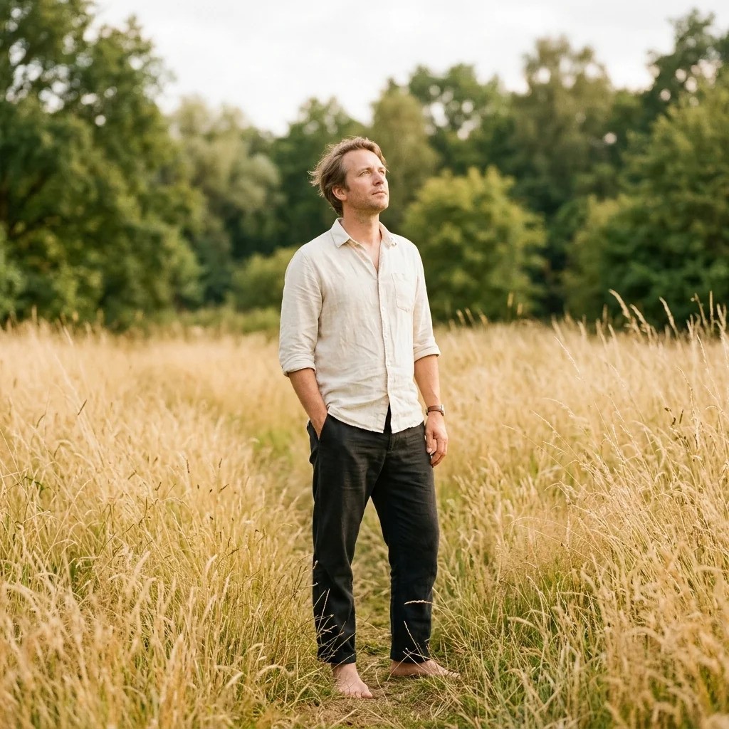 Результат нейрофотосессии: стилизованный портрет на природе